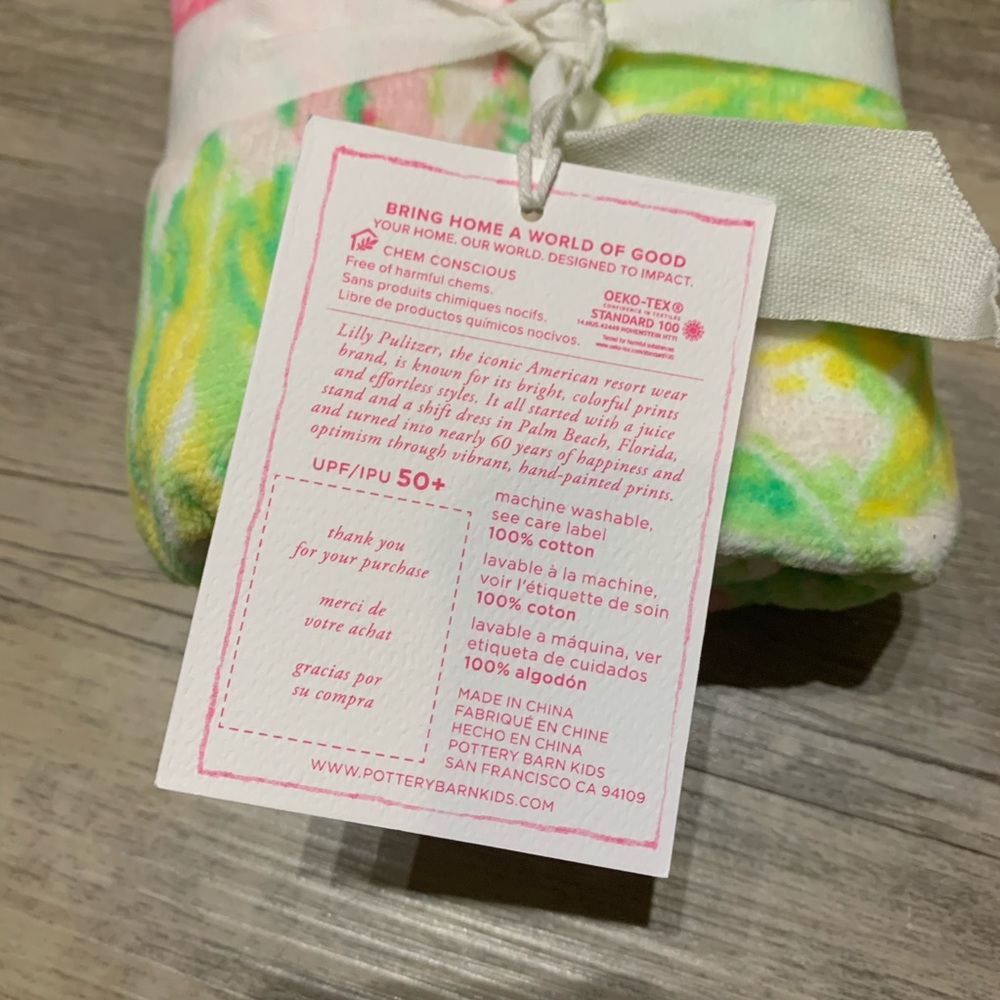 EUC Pottery Barn Kids Hooded Beach Towel - Picture 4 of 10